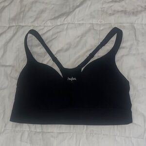 HYBA Black Women's Sports Bra